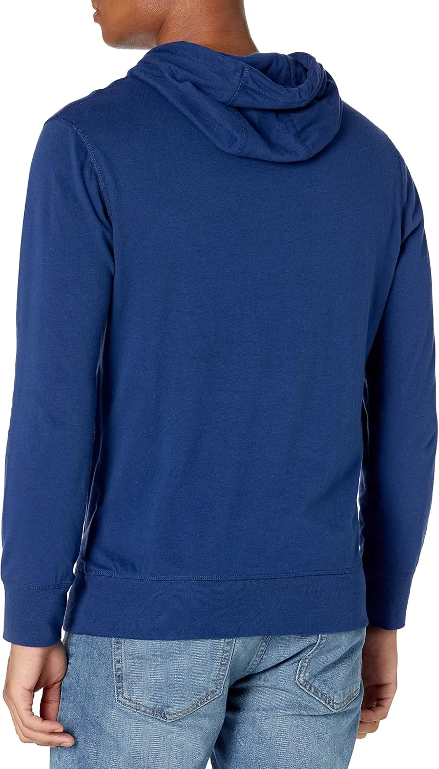 Amazon Essentials Men's Lightweight Jersey Pullover Hoodie