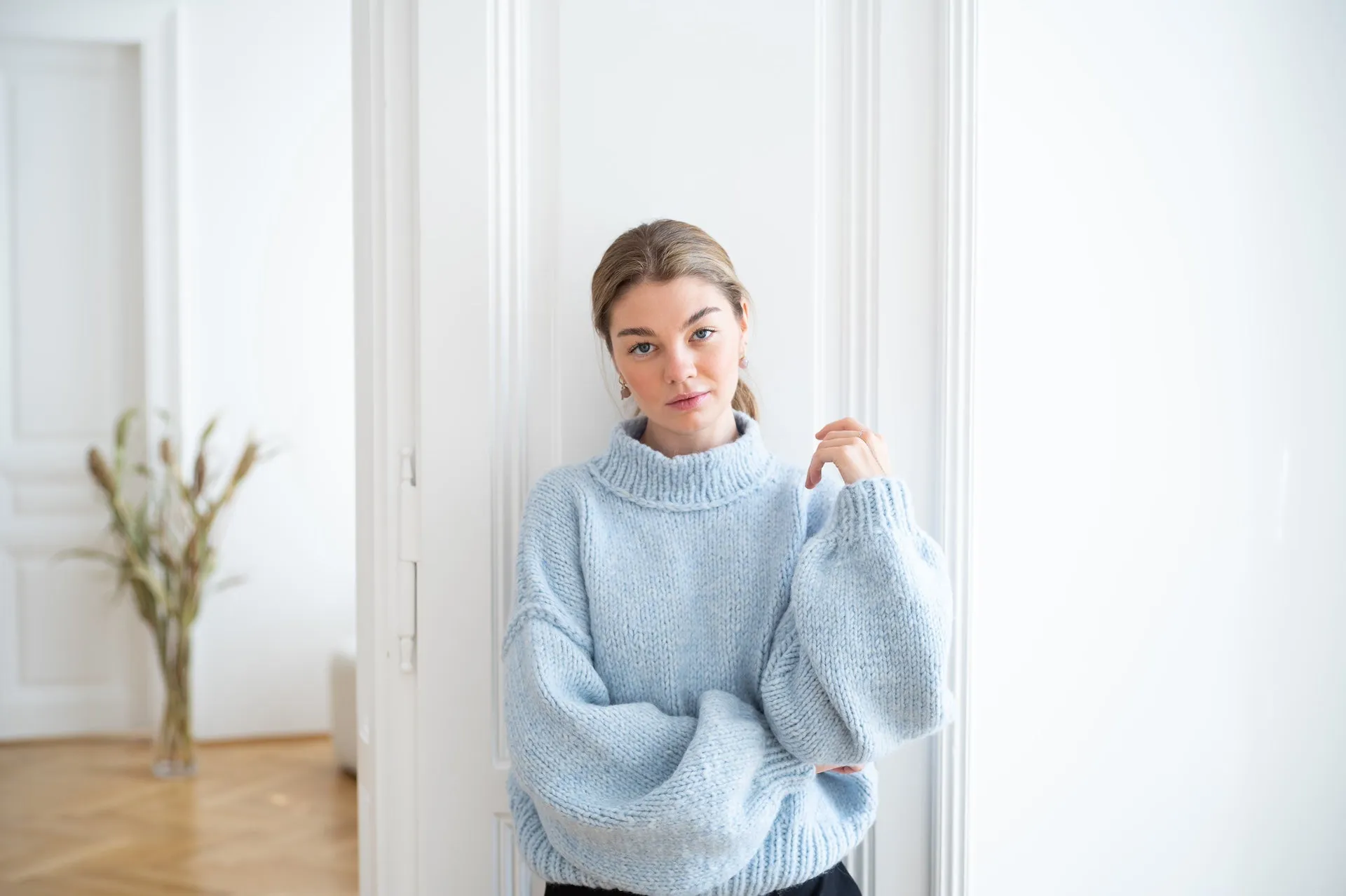 Anama Sweater Light Blue