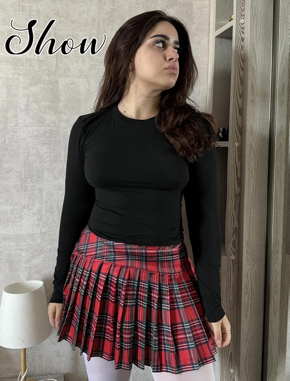 Avidlove Skirts for Women Y2k Mini Skirt Casual Pleated Short Skirts Pleated Cheer Skirt