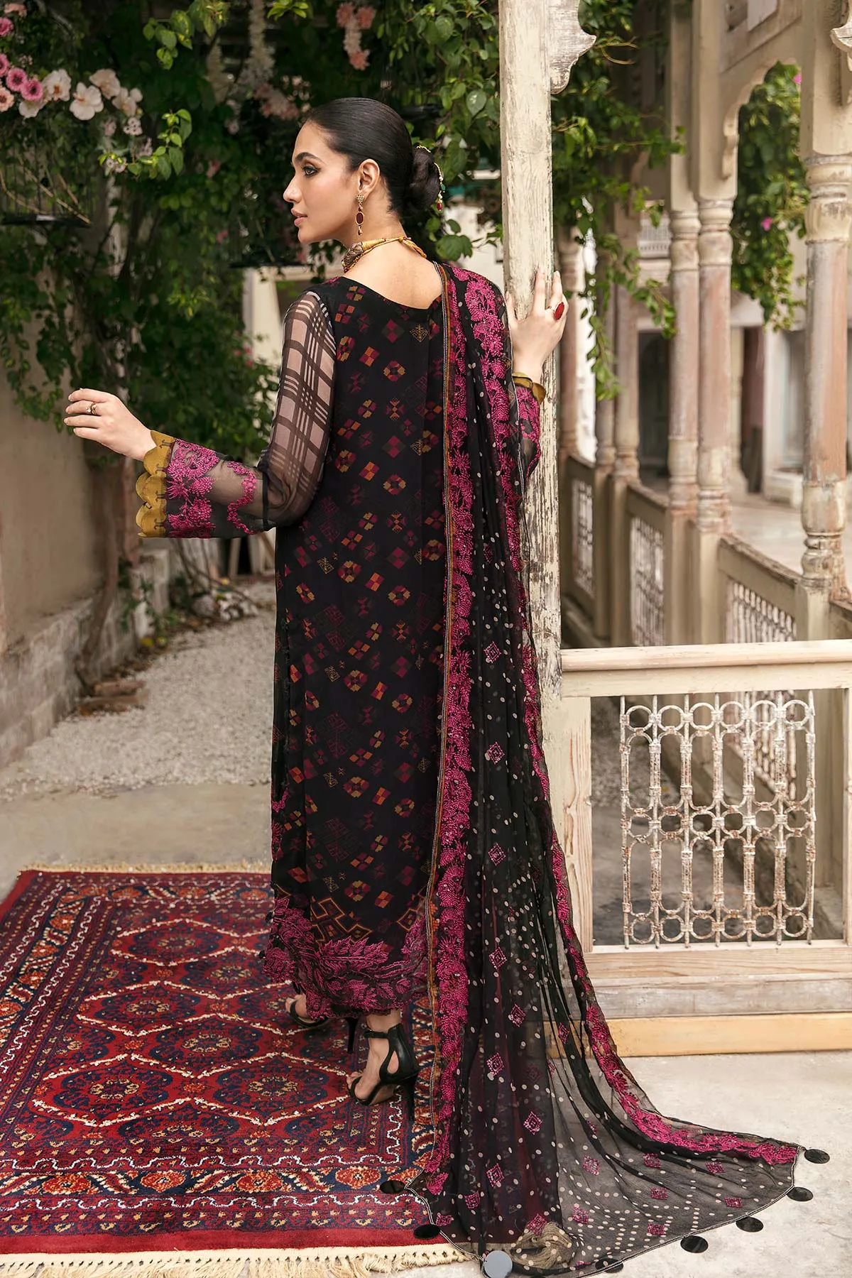 Charizma Vasl Embroidered Bamber Chiffon Collection Vol-2 – VSL22-16