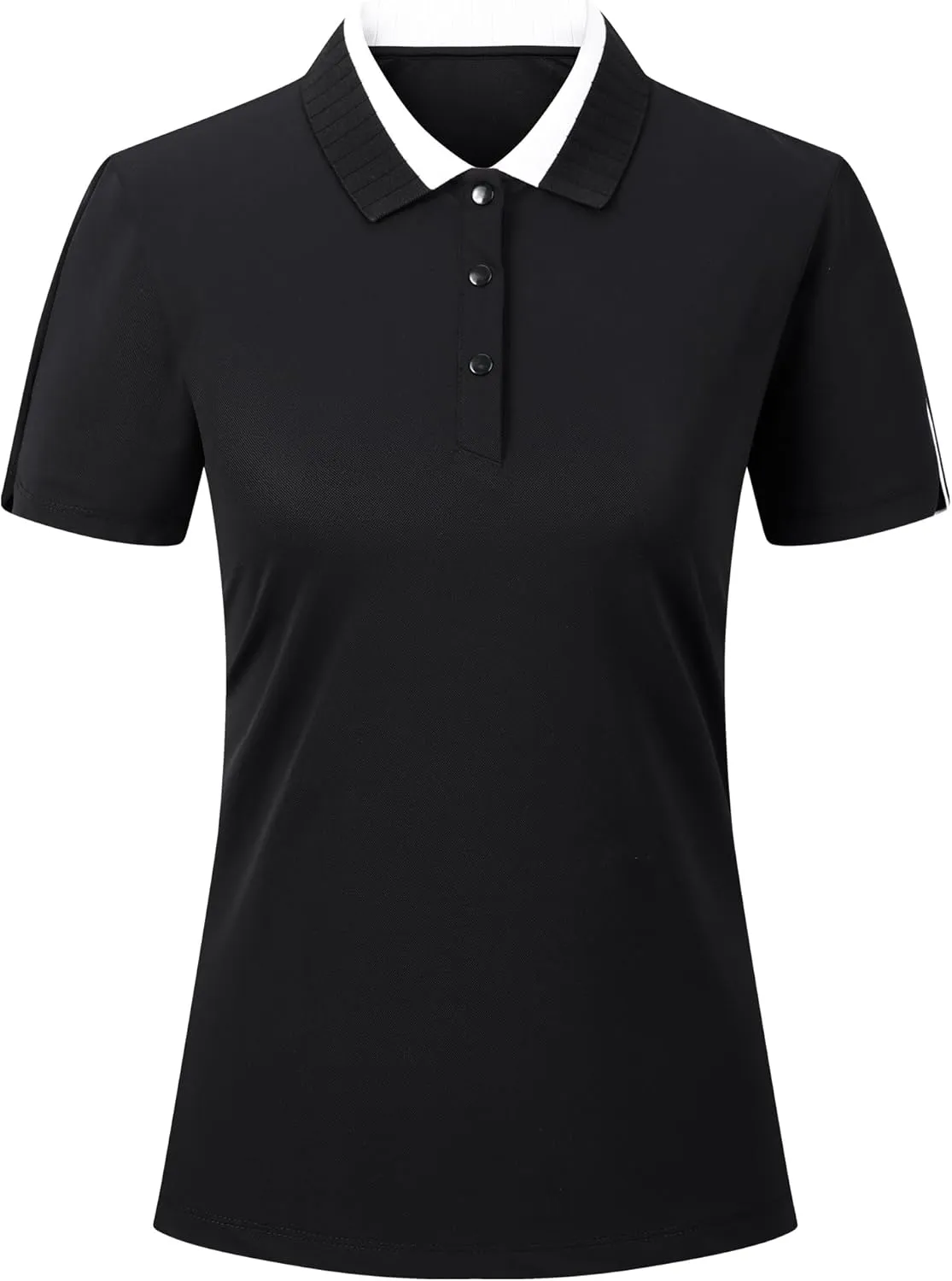 Esabel.C Women's Golf Polo Shirts Moisture Wicking Short Sleeve Polo Shirts Collared Quick Dry for Tennis & Golf