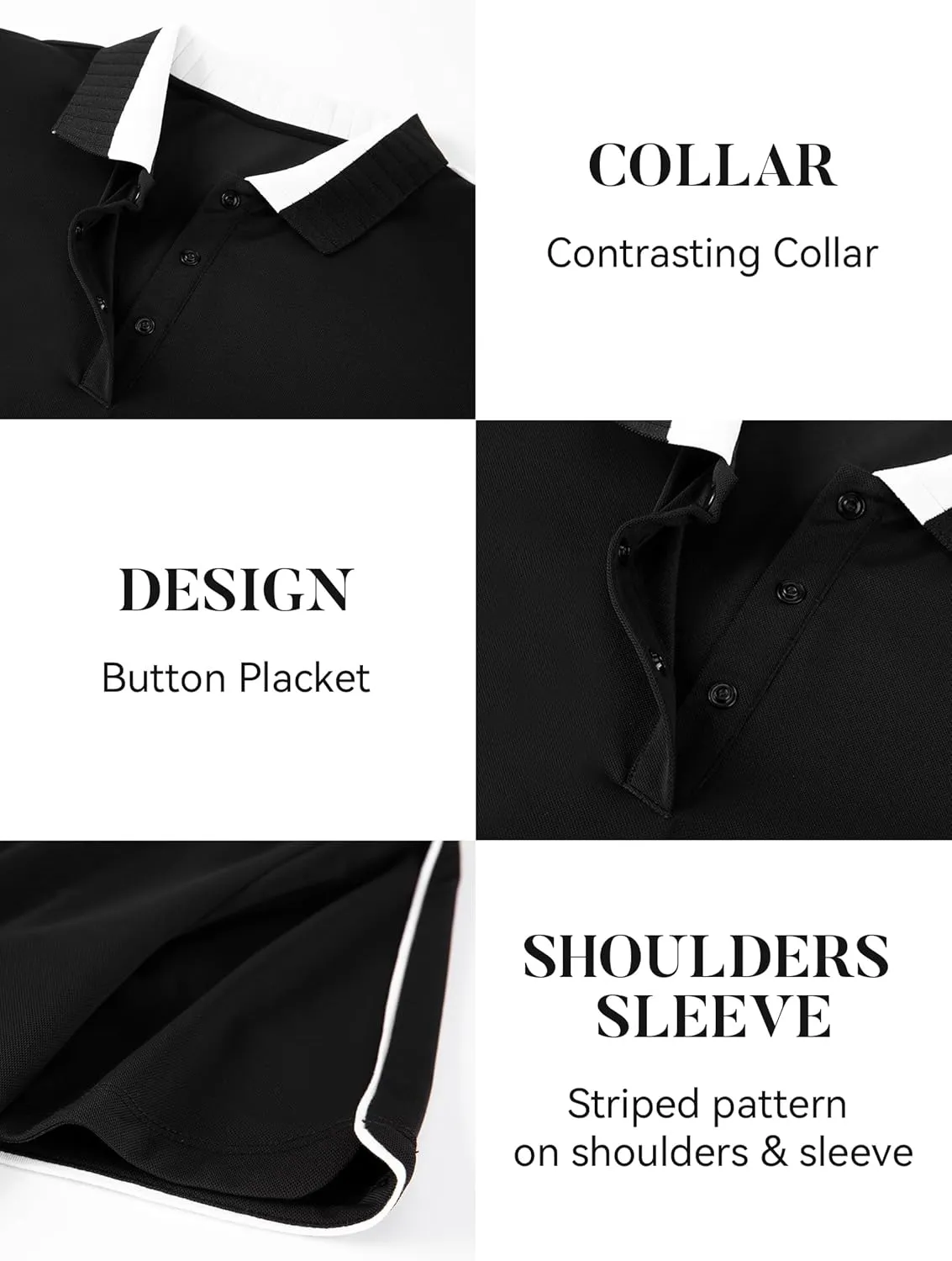 Esabel.C Women's Golf Polo Shirts Moisture Wicking Short Sleeve Polo Shirts Collared Quick Dry for Tennis & Golf