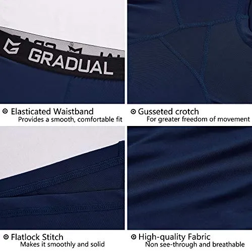 G Gradual Women Volleyball Shorts 3 Pack Black Navy Blue Charcoal XSmall