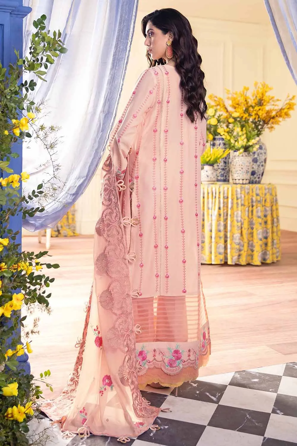 Gul Ahmed Festive Eid-ul-Adha Collection – 3PC Chiffon Embroidered Suit with Chiffon Dupatta FE-22076