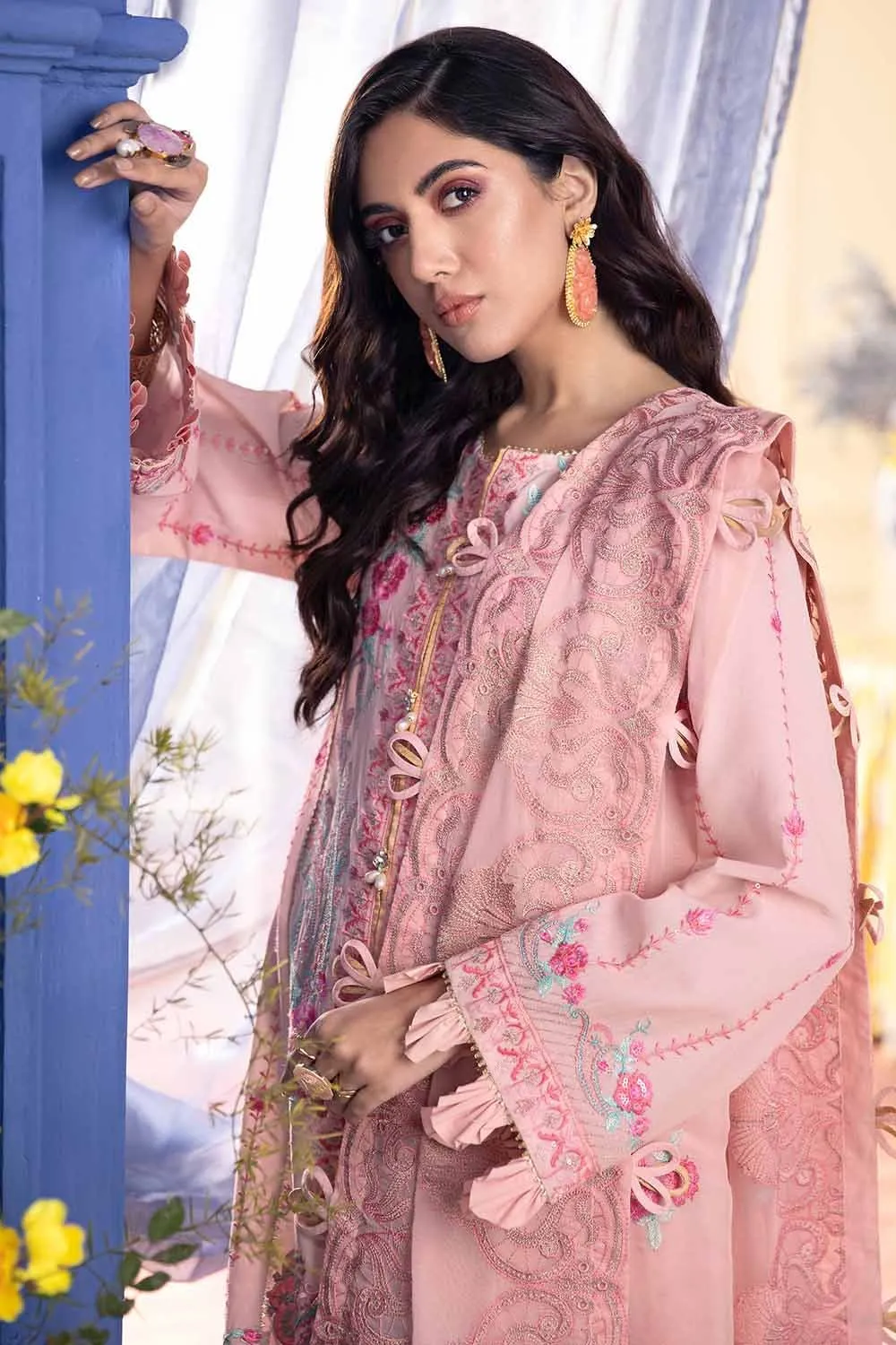 Gul Ahmed Festive Eid-ul-Adha Collection – 3PC Chiffon Embroidered Suit with Chiffon Dupatta FE-22076