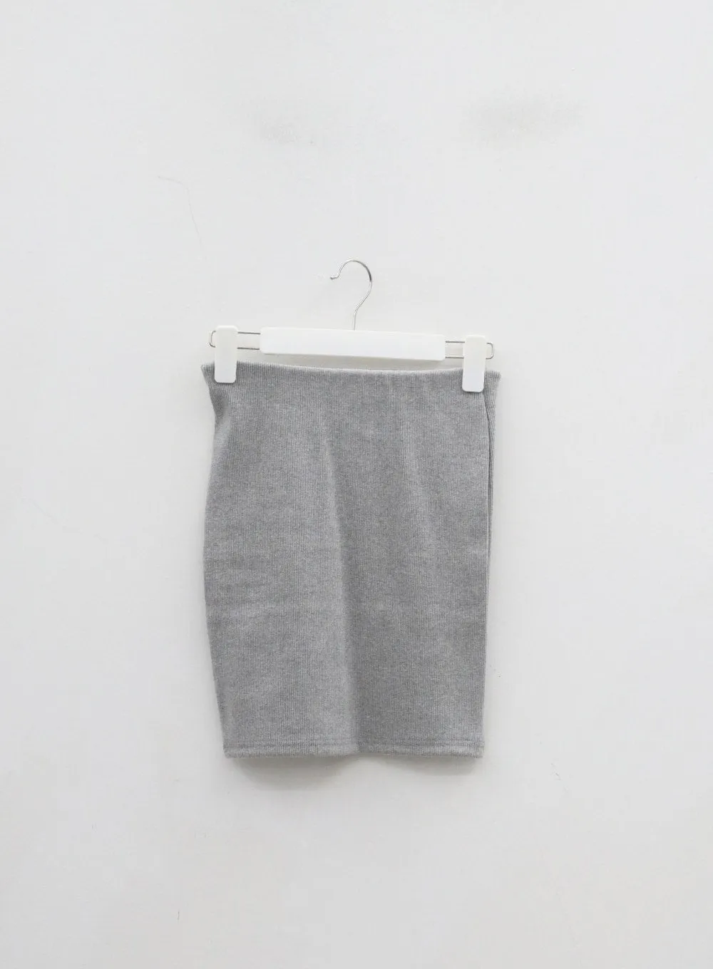 High Waist Cotton Mini Skirt IF301