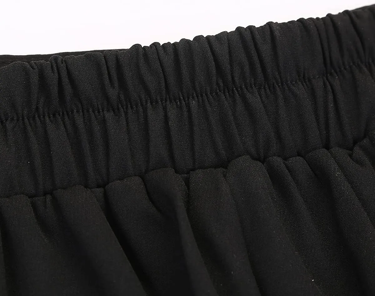 IDEALSANXUN Plaid Skirt for Womens High Waist Aline Pleated Midi Skirts