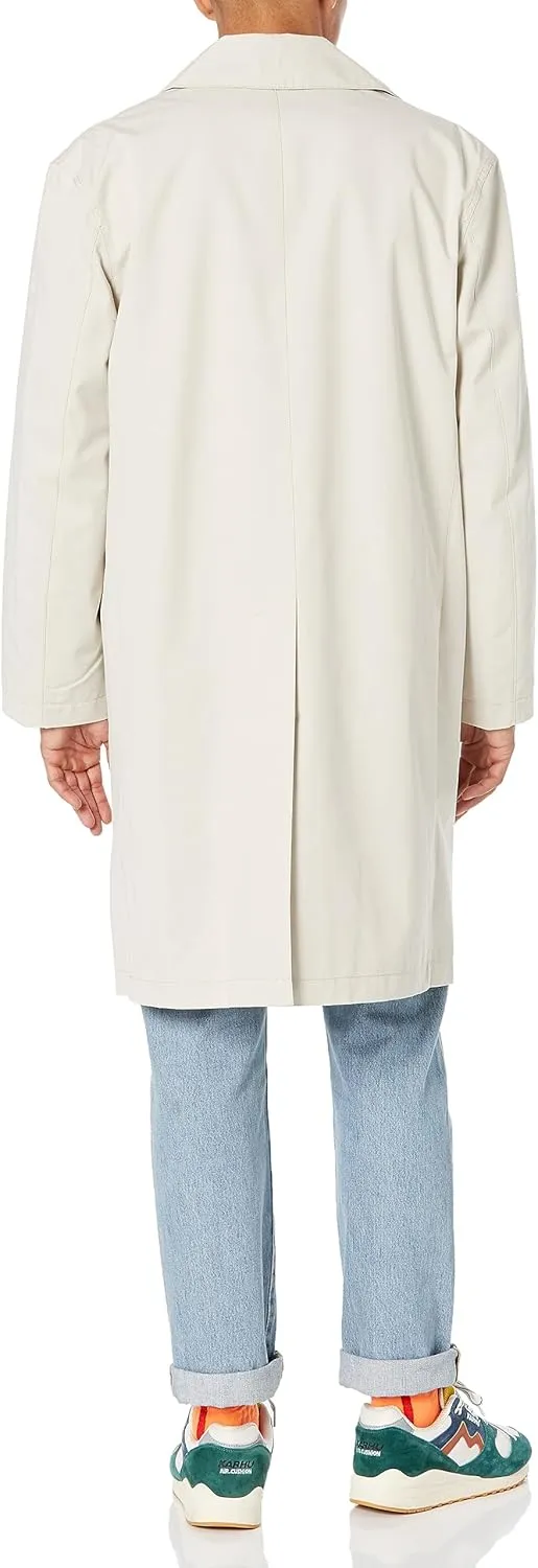 Lacoste Men's Front Pocket Trench Coat