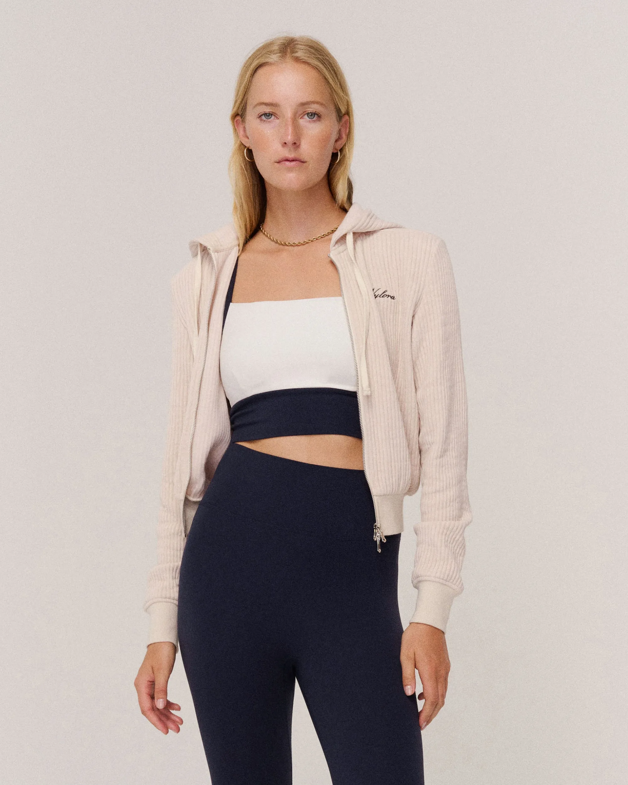 MARTA TOP NAVY & CREAM COMBO