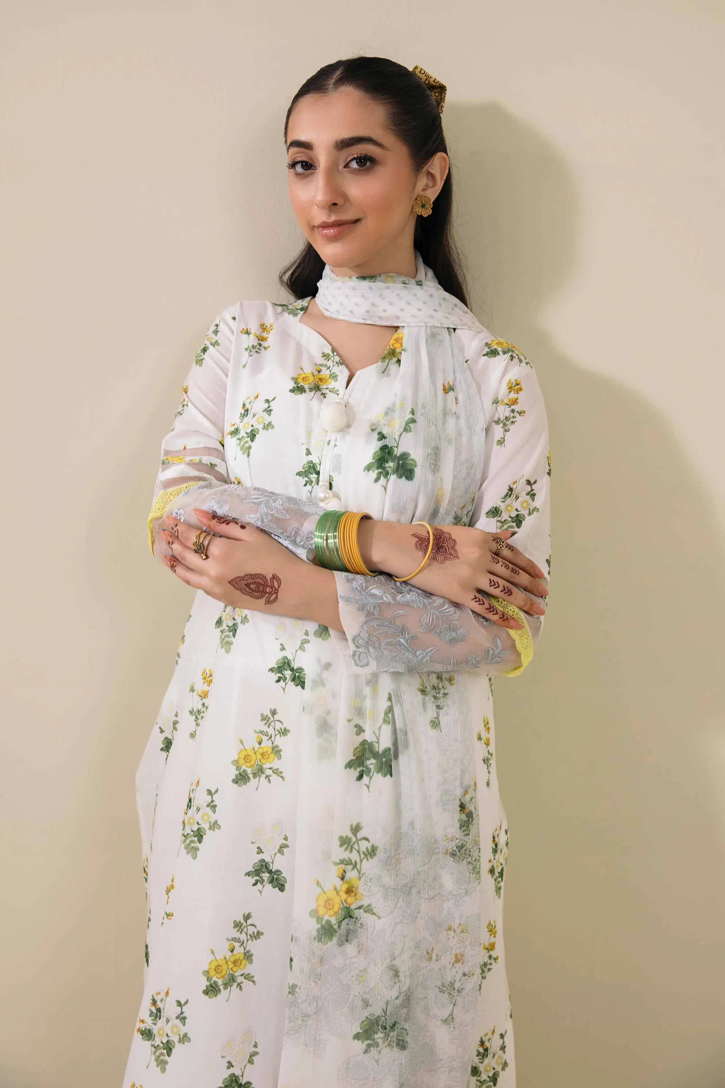 Nishat Linen Spring/Summer Lawn – 2 Piece - Printed Embroidered Suit - 42401623