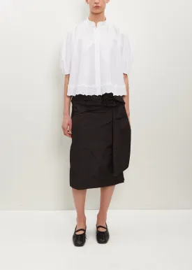 Pencil Skirt with Pressed Rose