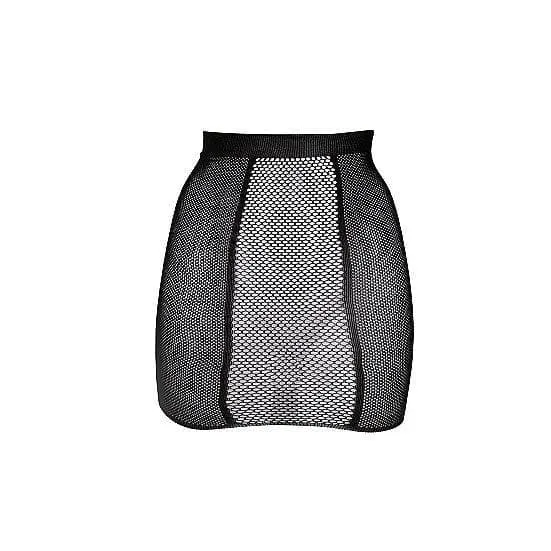 Shots Le Desir High-Waist Fishnet Skirt Black
