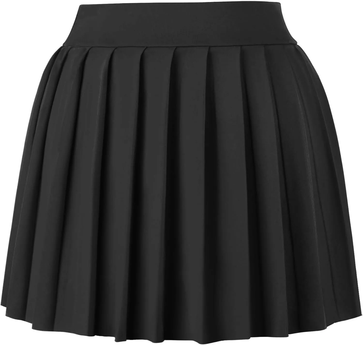 Women Sexy Pleated Mini Skirts Ruffle Club Y2k Role Play A-line Skater Skirt Casual Stretchy Uniform for Girls