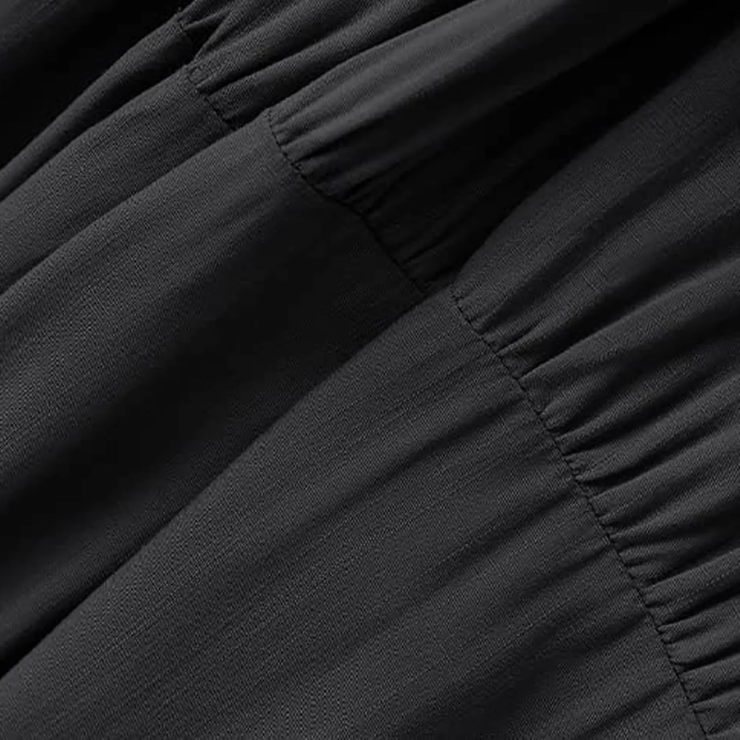 Womens Summer Boho Elastic High Waist Maxi Skirt Pleated A-Line Flowy Swing Ruffle Tiered Long Beach Skirt Dress