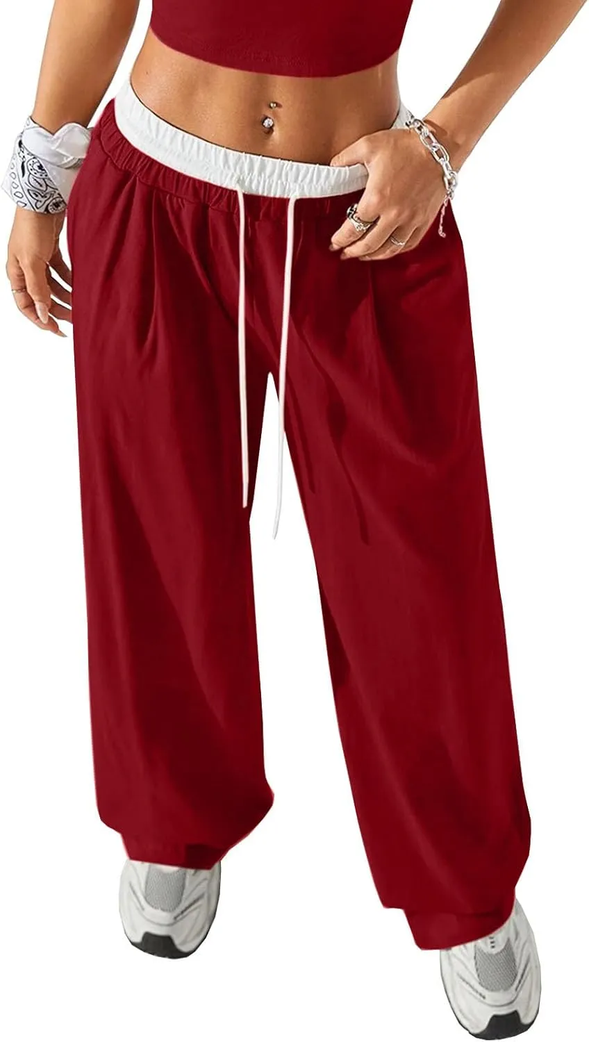 Womens Sweatpants Wide Leg Pants Casual Palazzo Flowy Trouser Woman High Waisted Loose Fit Lounge Pant Comfy 2025